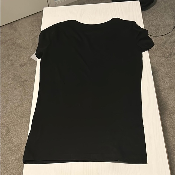 Aeropostale Black Crew Neck Short Sleeve T-Shirt - Picture 3 of 4